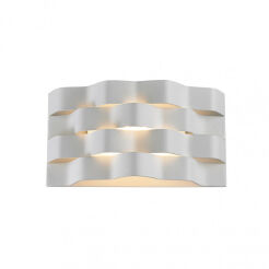 Kinkiet Verigo MB1401S Italux NIEREGULARNA FALOWANA POWIERZCHNIA BIAŁA LED 20W IP20 