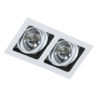 OPRAWA WPUSZCZANA SISTO 2 Azzardo biało/czarna AZ1447