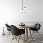 1182 OMI LAMPA WISZĄCA CZARNY ZUMALINE - 2
