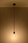 Nowoczesna lampa wisząca EDISON czarna E27 Zwis SL. 0152 - 2