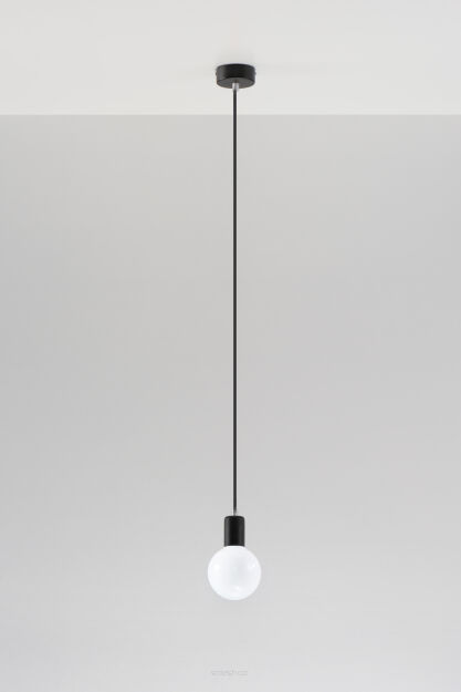 Nowoczesna lampa wisząca EDISON czarna E27 Zwis SL. 0152