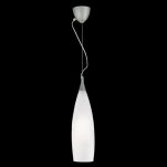 Lampa wisząca Testa AZzardo z metalu chromowanego i białego szkła nowoczesna do salonu kuchni - 2