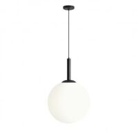 Lampa wisząca BOSSO GRANDE 50 BLACK czarna kula XXL ALDEX 1087XXL1
