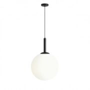 Lampa wisząca BOSSO GRANDE 50 BLACK czarna kula XXL ALDEX 1087XXL1