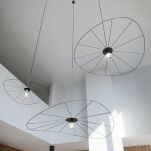 Lampa wisząca ESKOLA TH.010CZ Sollux Lighting druciana loftowa czarna - 4