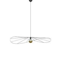 Lampa wisząca ESKOLA TH.010CZ Sollux Lighting druciana loftowa czarna