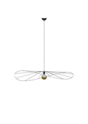 Lampa wisząca ESKOLA TH.010CZ Sollux Lighting druciana loftowa czarna