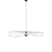Lampa wisząca ESKOLA TH.010CZ Sollux Lighting druciana loftowa czarna