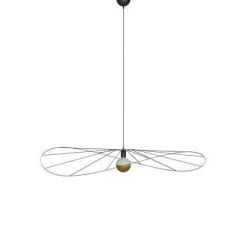 Lampa wisząca ESKOLA TH.010CZ Sollux Lighting druciana loftowa czarna