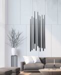 Lampa wisząca LOUISE  AZ3155  lampa jest w stylu nowoczesnym w kolorze chromu led 75 długości  klosza cienki stożek - 2