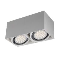 PLAFON/LAMPA SUFITOWA BOX 1 ACGU10-116 ZUMALINE BIAŁY PROSTOKĄT TECHNICZNA GU10/ES111