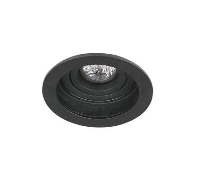 Lampa wpuszczana IBIZA  AZzardo AZ3532  okrągła  czarna