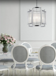 Lampa wisząca SERGIO P0528-03A-V6AC ZumaLine Designerska metal-szkło - 2