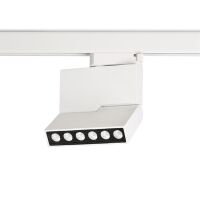 Reflektor szynowy LEON TRACK AZ3490 Azzardo wbudowany moduł LED regulowany kąt padania strumienia światła