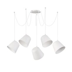 Lampa wisząca JAWA 5 SIGMA 31385 NOWOCZESNA BIAŁA