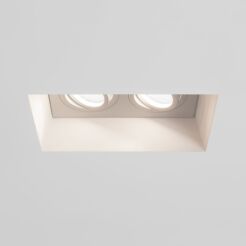 Lampa wpuszczana Blanco - Astro 7344 1253006 podwójna prostokąt biały gips do zabudowy