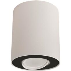 Oprawa sufitowa SET 8898 Nowodvorski TUBA biało-czarna ᴓ 10 cm