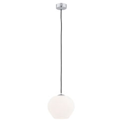 Lampa wisząca KALIMERA 4040 Argon Biała szklana śr. 20 cm