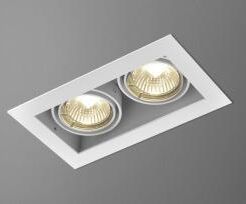 Oprawa wpuszczana SQUARES 50x2 230V z ramką podwójna techniczna Aqform