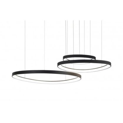 Lampa wisząca AMANDA PENDANT 45+65+85 3000K czarna Azzardo AZ5027