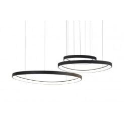 Lampa wisząca AMANDA PENDANT 45+65+85 3000K czarna Azzardo AZ5027