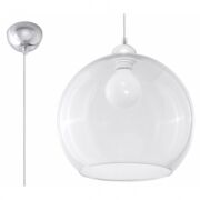Lampa Wisząca BALL Transparent SL.0248  SOLLUX LIGHTING średnica 30 cm