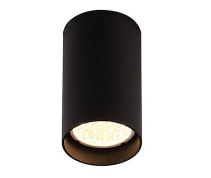 Plafon Pet Round New C0142 Maxlight czarna oprawa sufitowa techniczna okrągła 