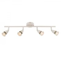 Lampa sufitowa 4 reflektory na listwie AMALFI ecru ENDON LIGHTING 60993