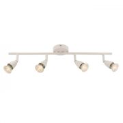 Lampa sufitowa 4 reflektory na listwie AMALFI ecru ENDON LIGHTING 60993