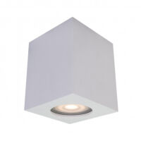 Lampa sufitowa FABRYCIO IT8003S1-WH Italux  BIAŁA NOWOCZESNA NATYNKOWA KOSTKA IP44 GU10