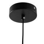 Lampa wisząca FREDICA LDP 6030-150 (BK) Lumina Deco Klasyczna kula czarny akcent - 2