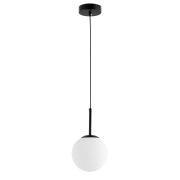 Lampa wisząca FREDICA LDP 6030-150 (BK) Lumina Deco Klasyczna kula czarny akcent