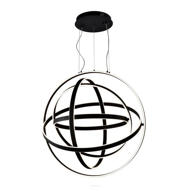 Lampa wisząca COPERNICUS BLACK 260W LED czarna MILAGRO ML6151