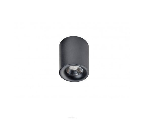 Lampa sufitowa techniczna Plafon Mane AZ2844 AZzardo okrągła oprawa w kolorze czarnym tuba 3000K/4000K