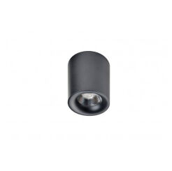 Lampa sufitowa techniczna Plafon Mane AZ2844 AZzardo okrągła oprawa w kolorze czarnym tuba 3000K/4000K