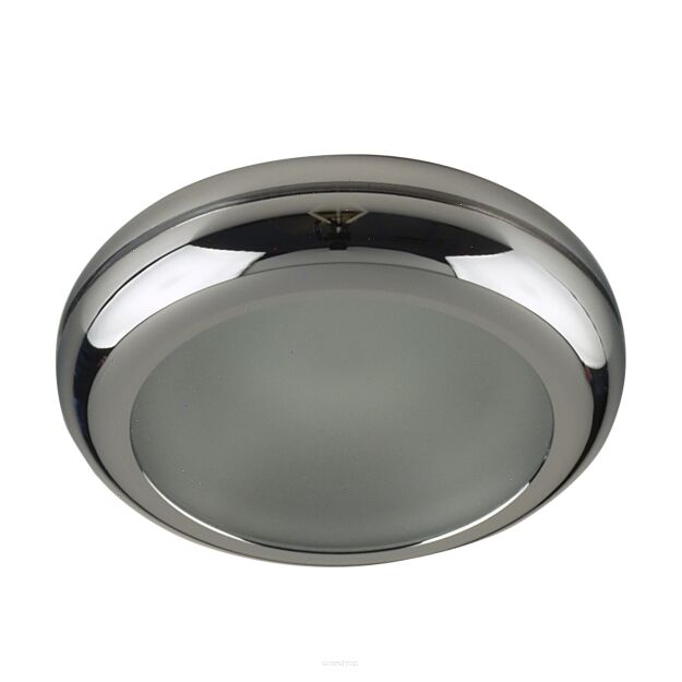 Lampa wpuszczana Biagio AZzardo NC571- CH techniczna kolor chrom okragła AZ1492 IP44