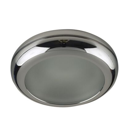 Lampa wpuszczana Biagio AZzardo NC571- CH techniczna kolor chrom okragła AZ1492 IP44