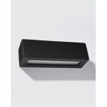 Kinkiet VEGA SL.0878 SOLLUX LIGHTING ceramiczny czarny prostokątny  - 3