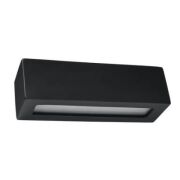 Kinkiet VEGA SL.0878 SOLLUX LIGHTING ceramiczny czarny prostokątny 