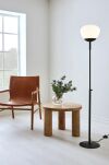Lampa podłogowa Rise 1L E27 108278 Markslojd czarna/biała 150cm klosz Ø22cm - 3
