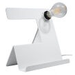LAMPKA STOŁOWA INCLINE BIAŁA LAMPKA NA BIURKO NOWOCZESNA SL.0668 SOLLUX - 2