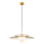 Lampa wisząca SARAH MDM-4000/1 GD Italux LOFTOWA DRUCIANA ZŁOTA - 2