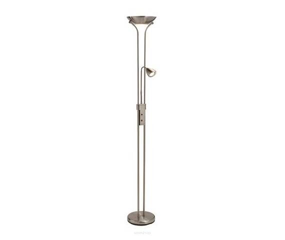 Lampa podłogowa Detroit 111241  Markslojd minimalistyczna srebrna do czytania