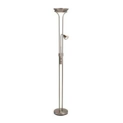 Lampa podłogowa Detroit 111241  Markslojd minimalistyczna srebrna do czytania