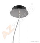 Lampa wisząca ARCADA M BLACK AZzardo AZ0363 okrągły prązkowany klosz czarny - 3