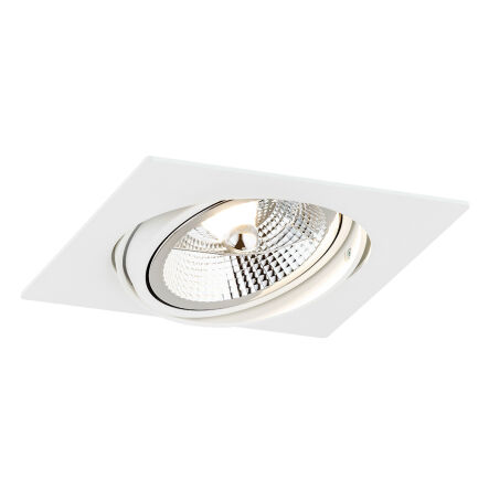 Lampa sufitowa wpuszczana OLIMP PLUS 4745 Argon biała ruchoma