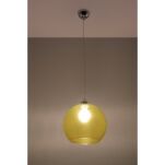 Lampa Wisząca BALL Żółty SL.0252 SOLLUX LIGHTING średnica 30 cm - 2