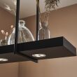 Lampa wisząca TRAY 105780 Markslojd metalowa na łańcuchu belka czarna stojak skandynawska - 3