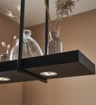 Lampa wisząca TRAY 105780 Markslojd metalowa na łańcuchu belka czarna stojak skandynawska - 3