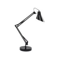 Lampa biurkowa Sally TL1 NERO  Ideal Lux 061160  z metalu w kolorze czarnym przegubowe ramię i ruchomy regulowany klosz